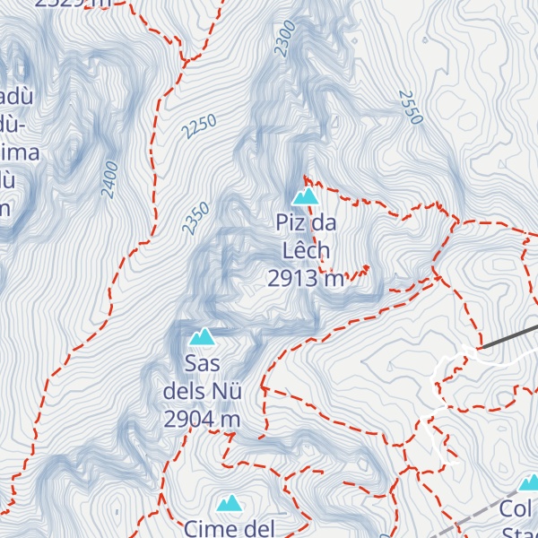 Map of Sas dles Diesc
