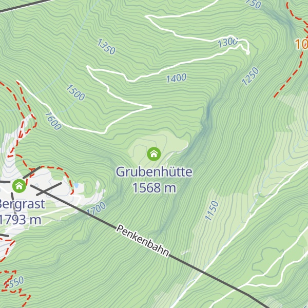 Map of Grubenhütte