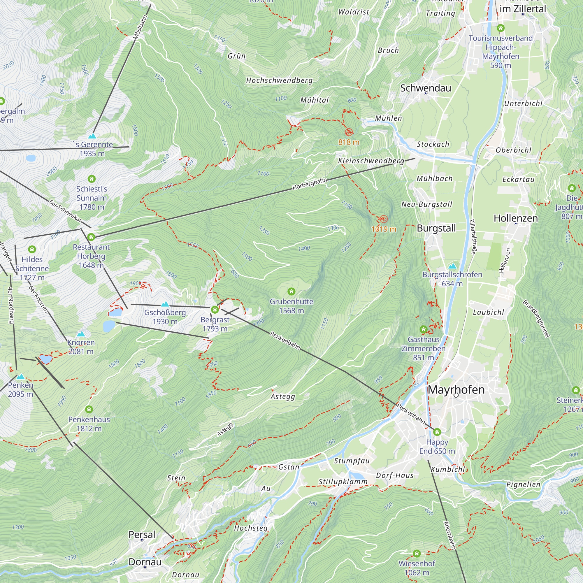 Grubenhütte map