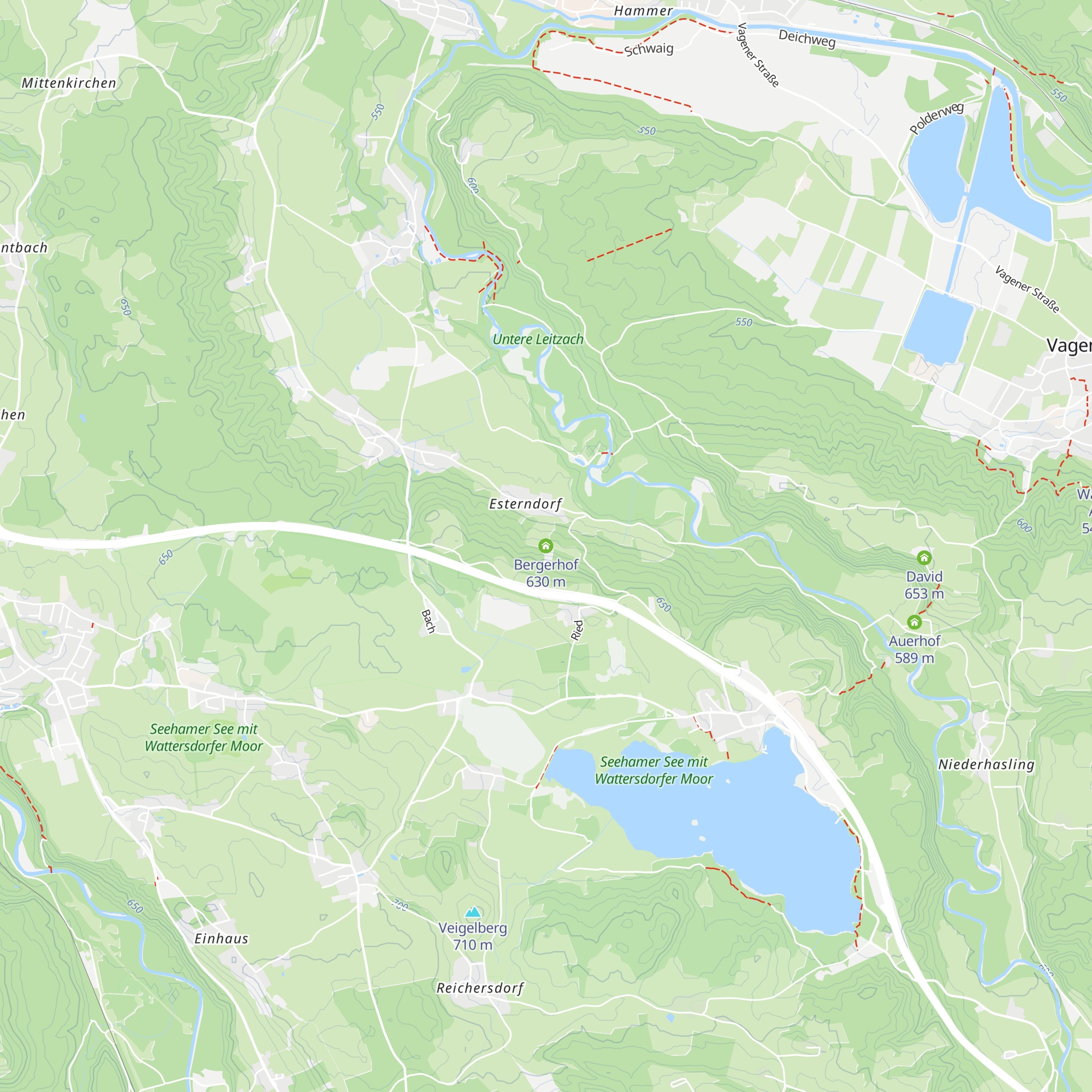 Bergerhof map
