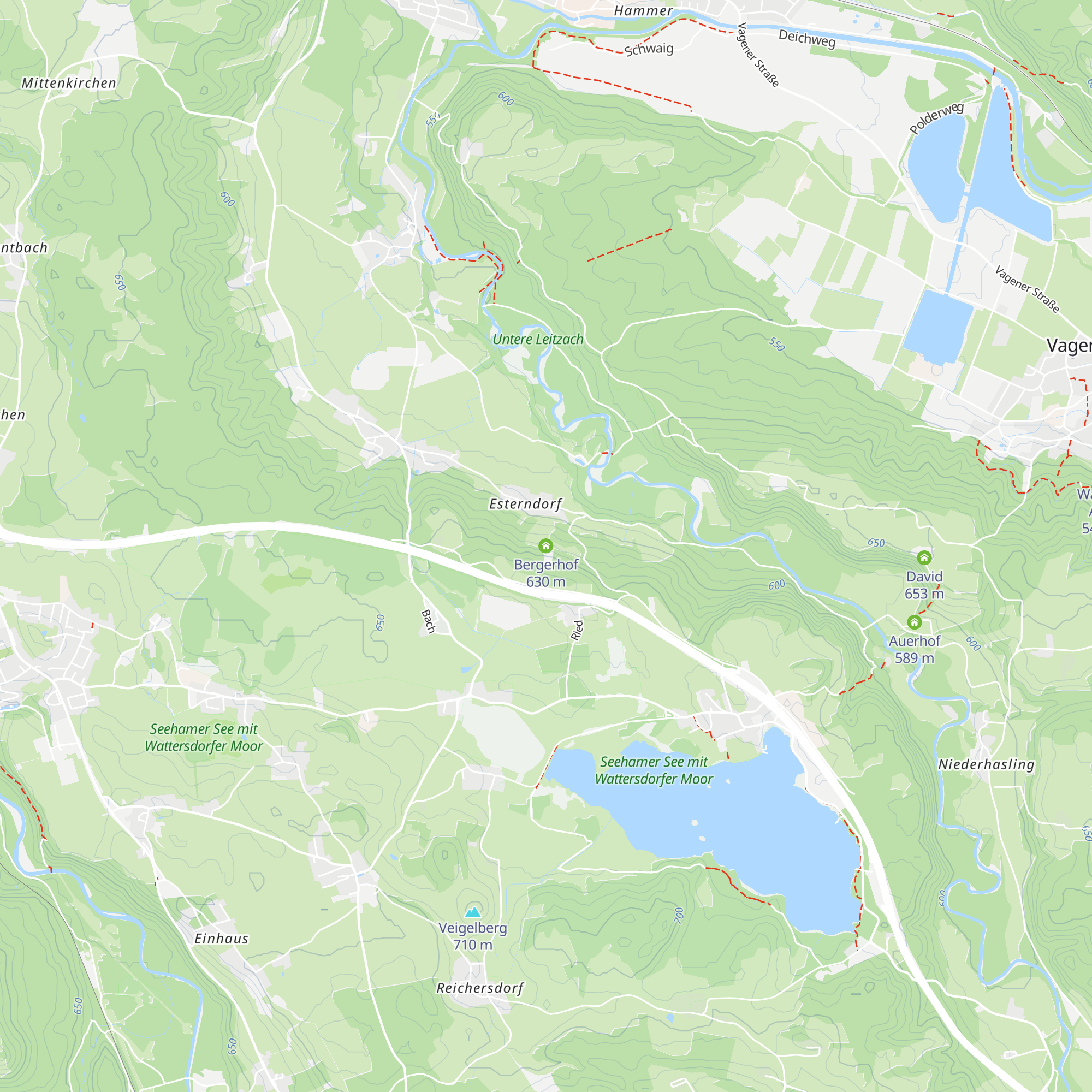 Bergerhof map