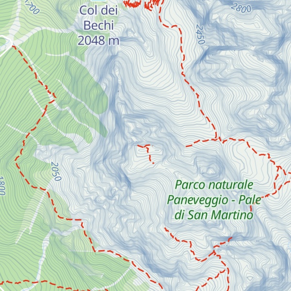 Map of Cima di Val di Roda