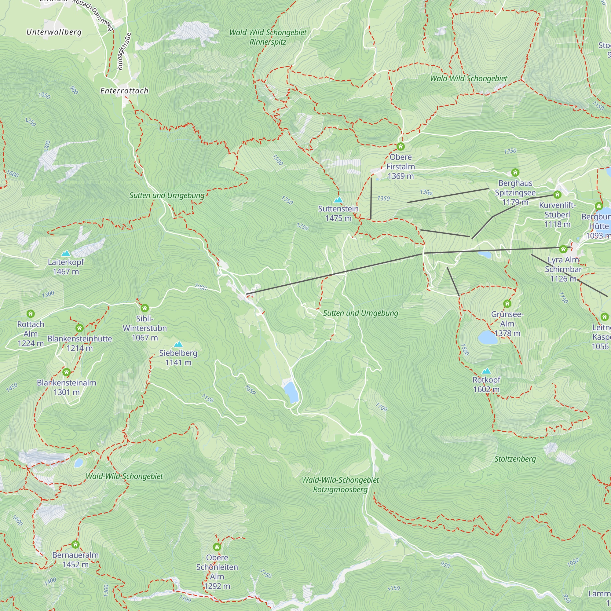 Berggasthof Lukas-Alm map