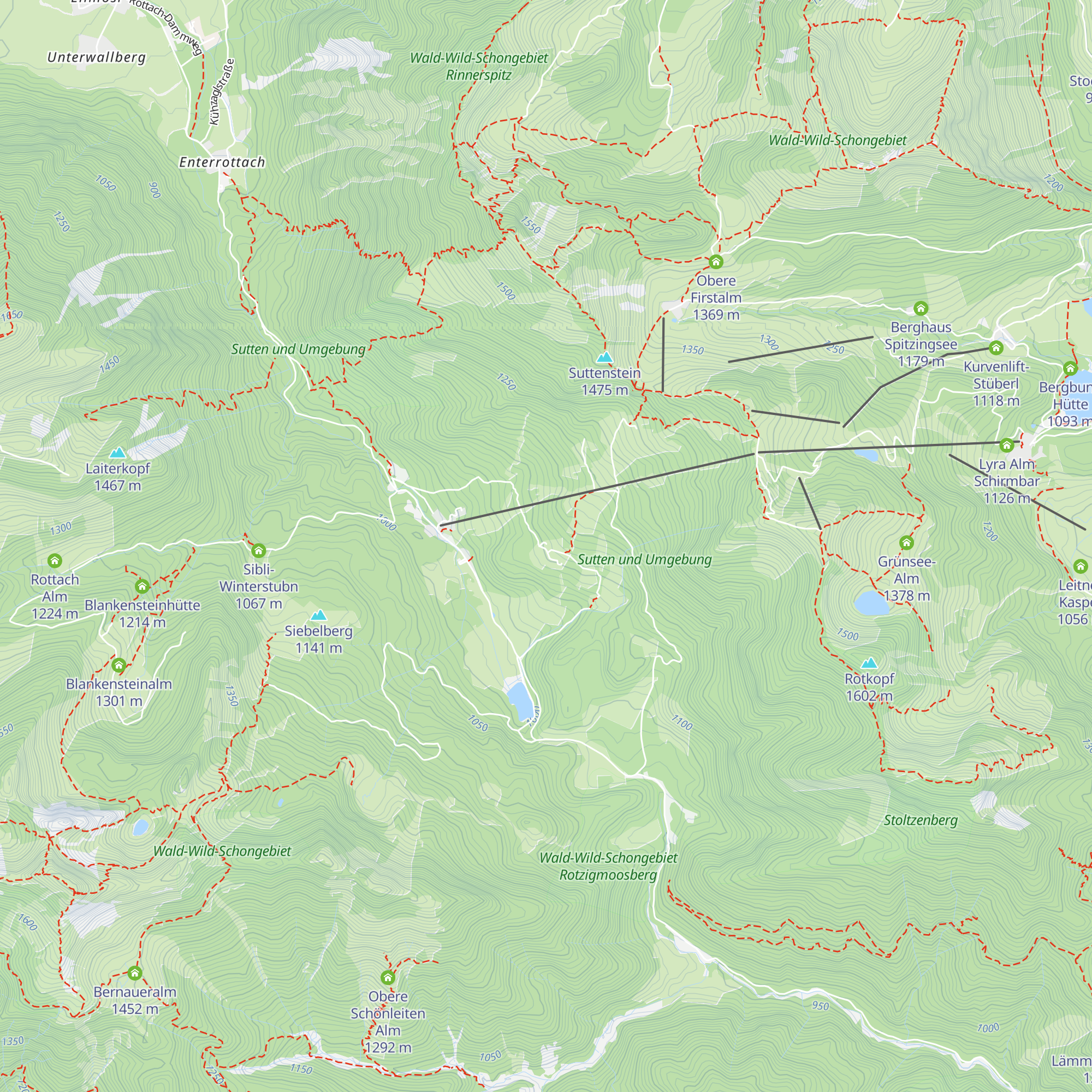 Berggasthof Lukas-Alm map