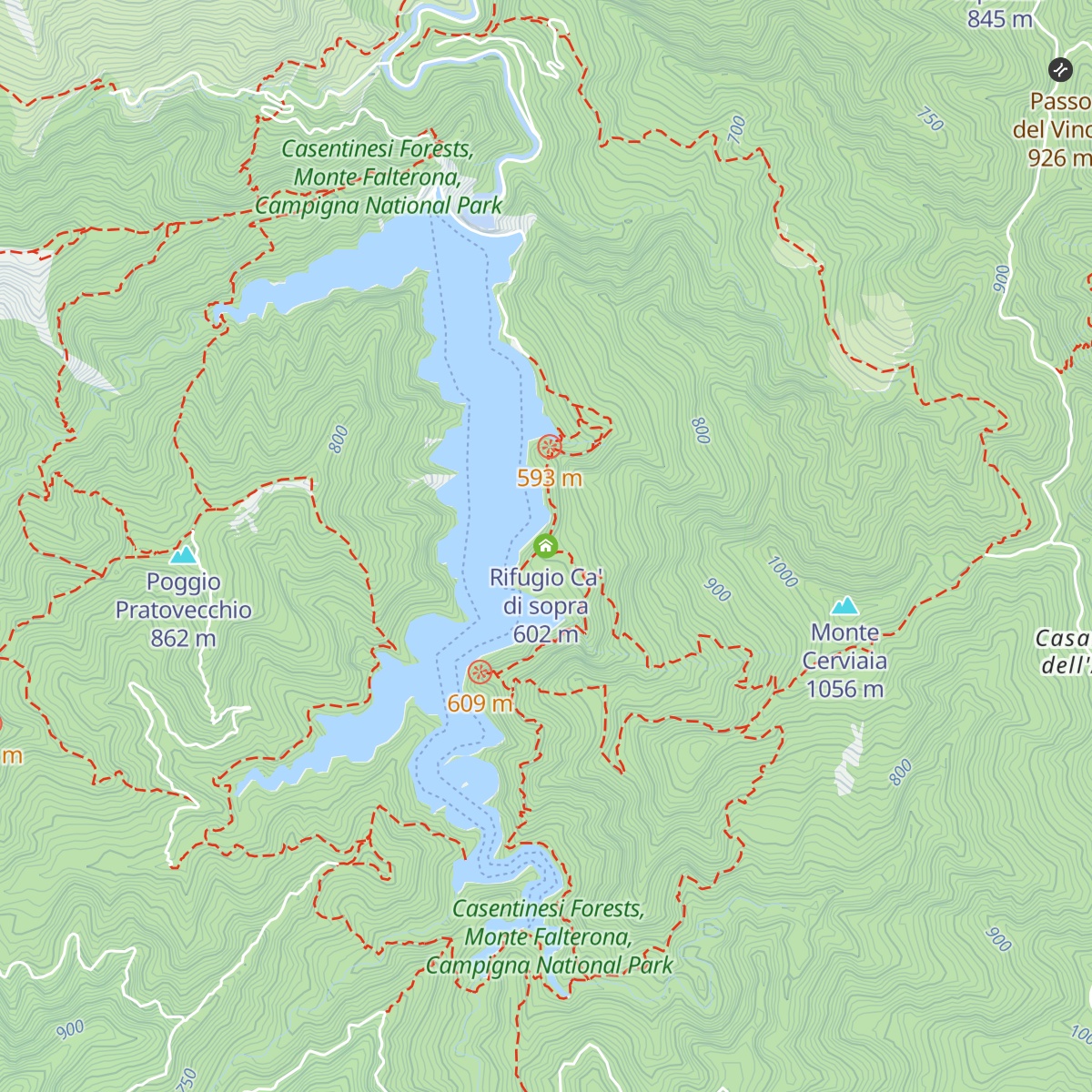 Rifugio Ca' di sopra map