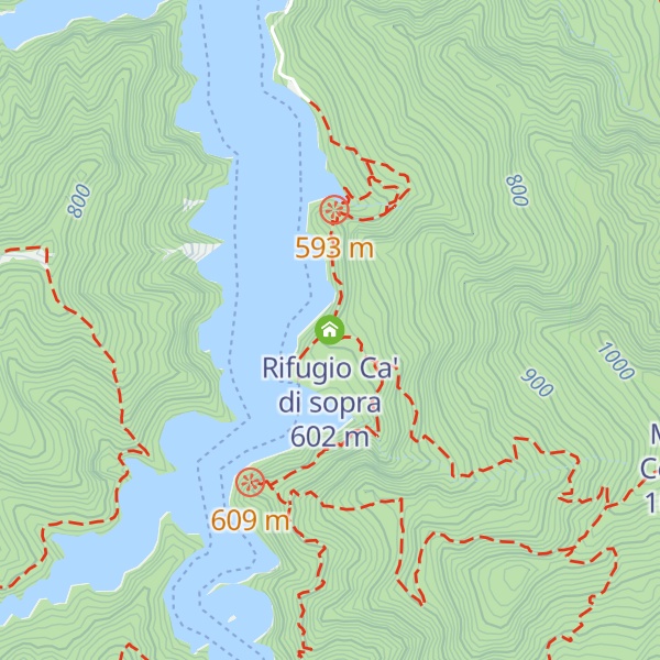 Map of Rifugio Ca' di sopra