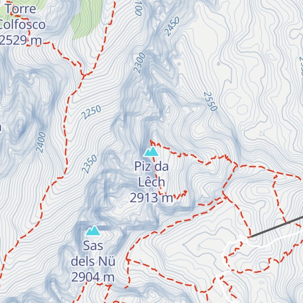 Map of Piz da Lêch