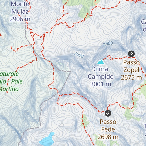 Map of Campanile di Focobòn