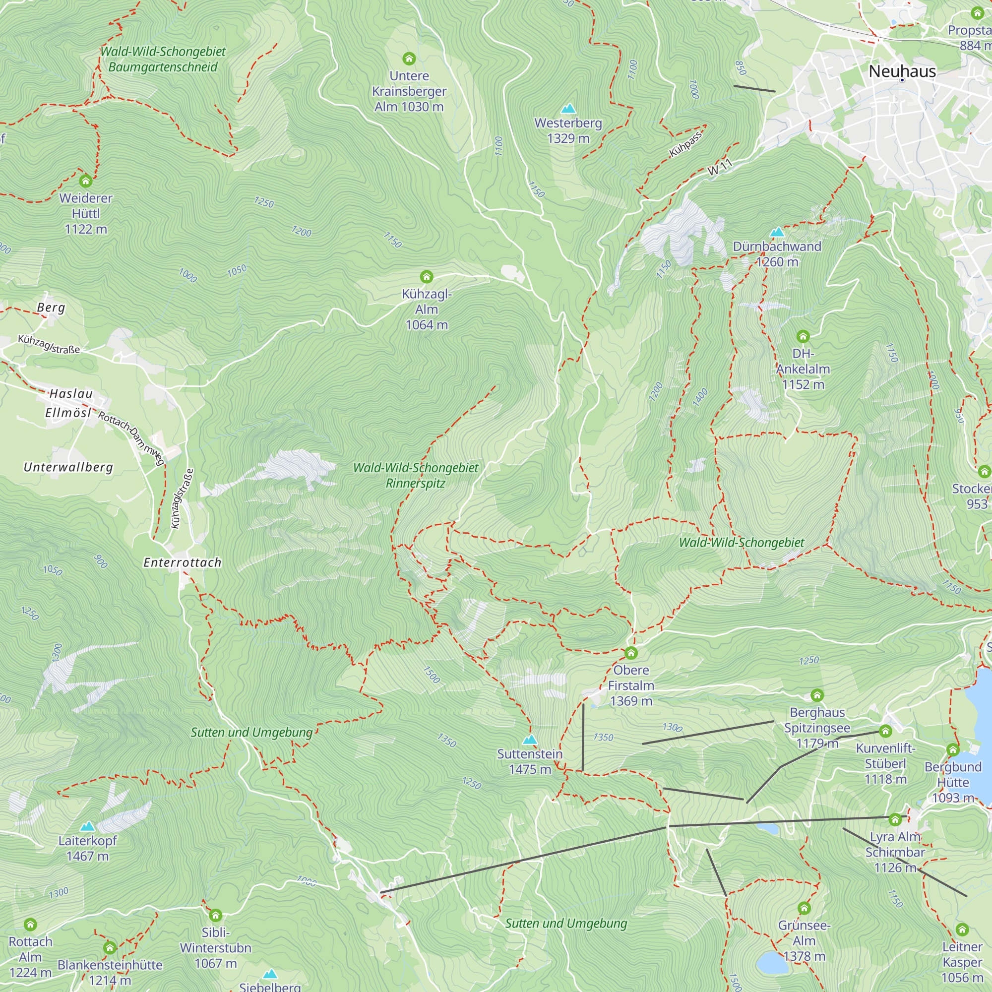 Diensthütte Bergwacht Hausham map