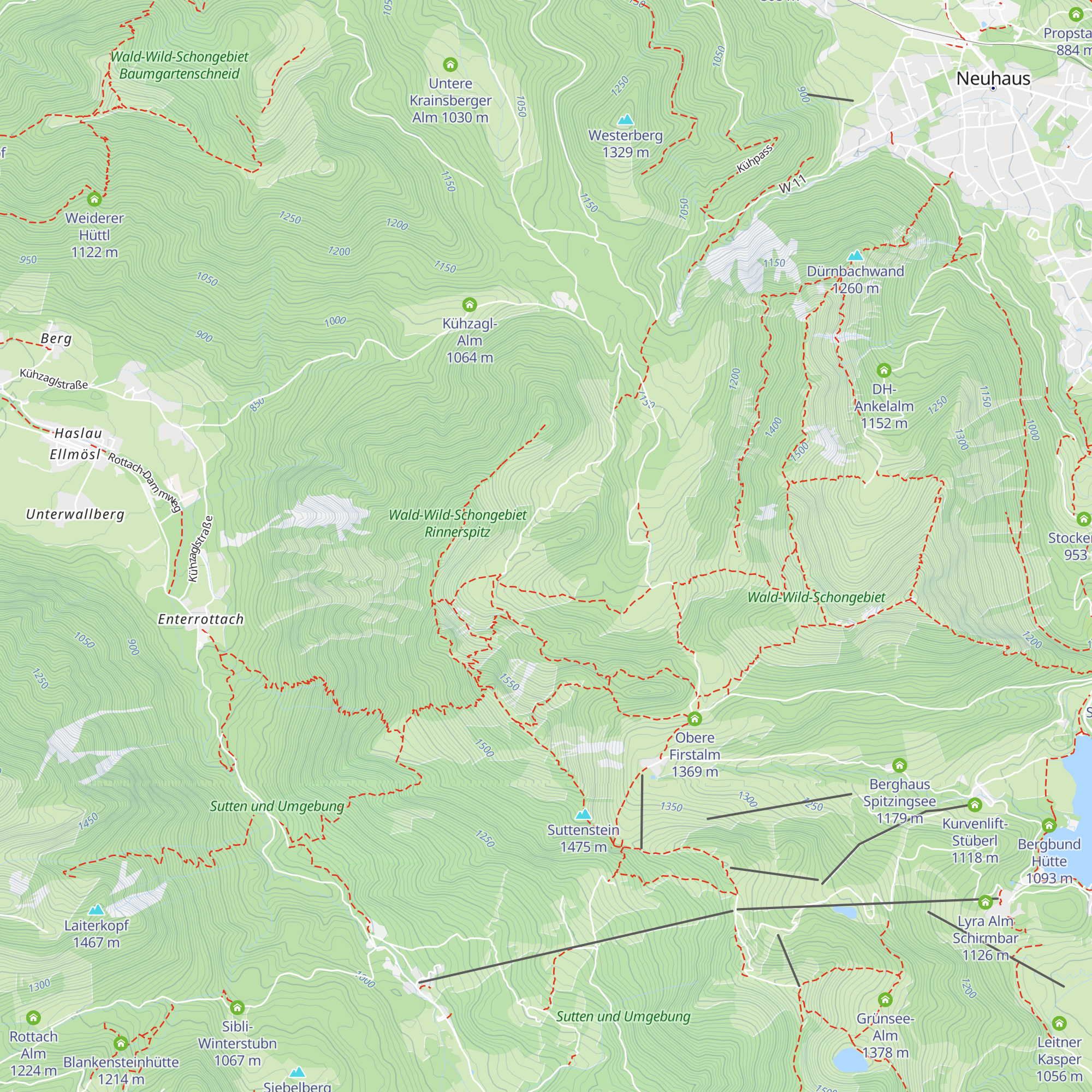 Diensthütte Bergwacht Hausham map
