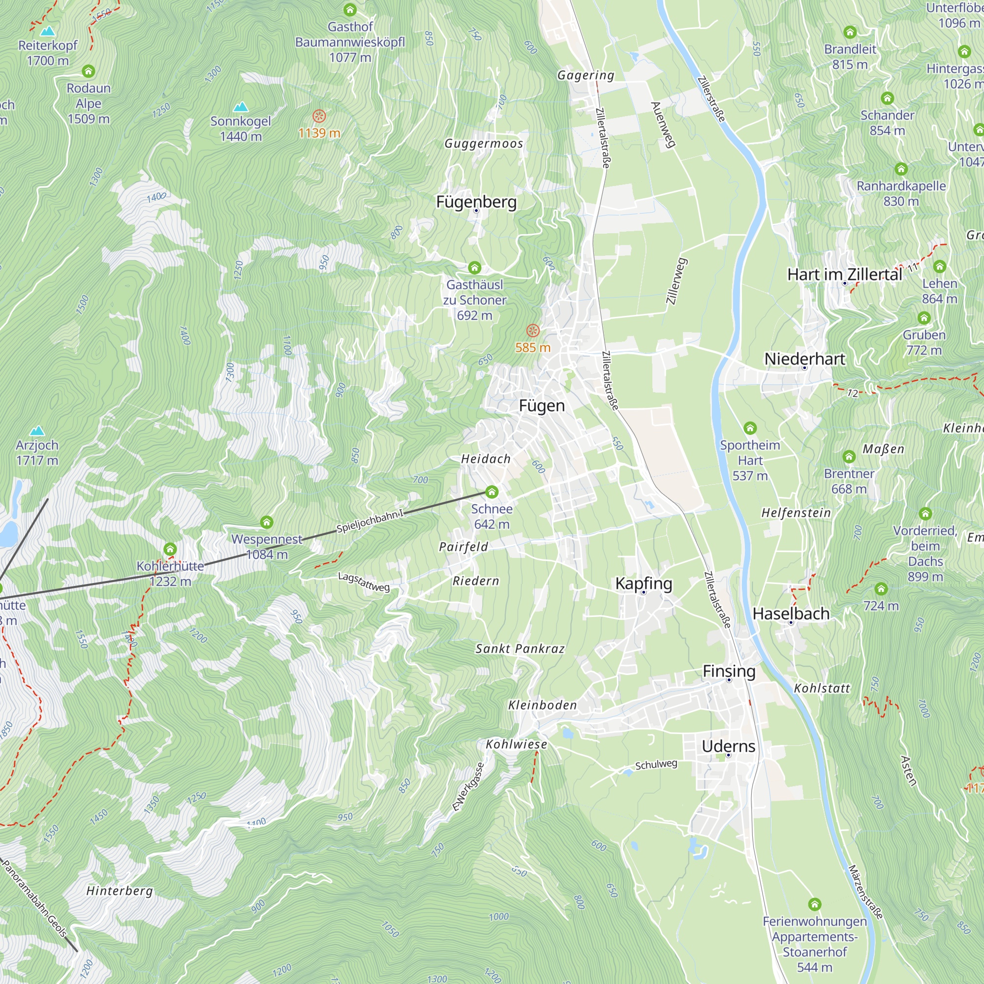 Schnee map