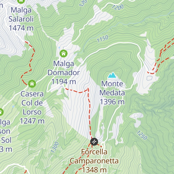 Map of Malga Camparoneta