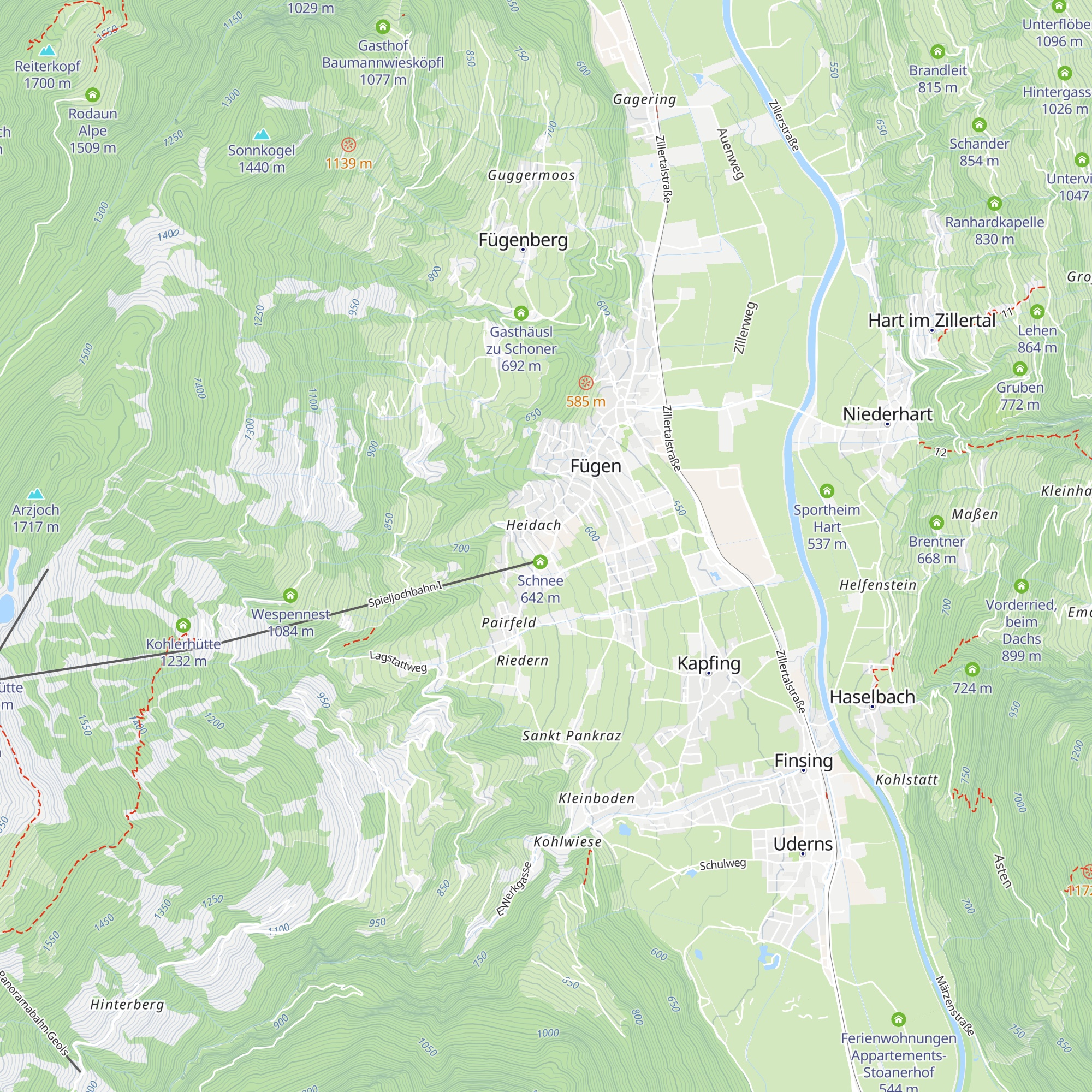 Hotel & Restaurant Kohlerhof map