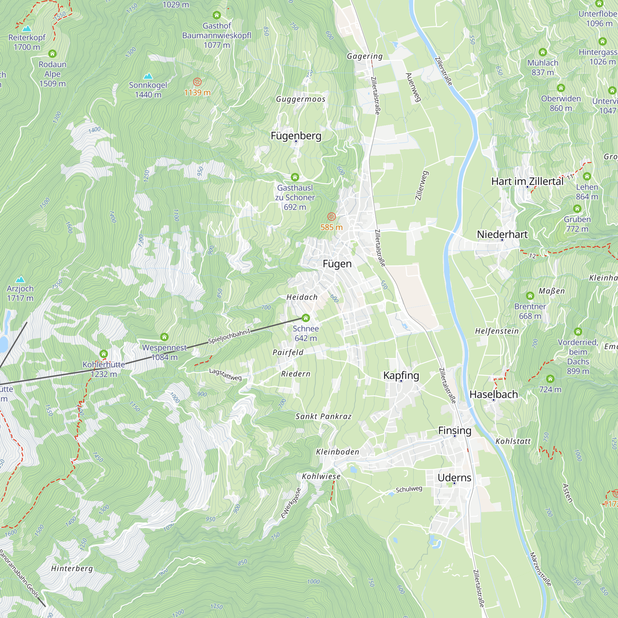 Hotel & Restaurant Kohlerhof map