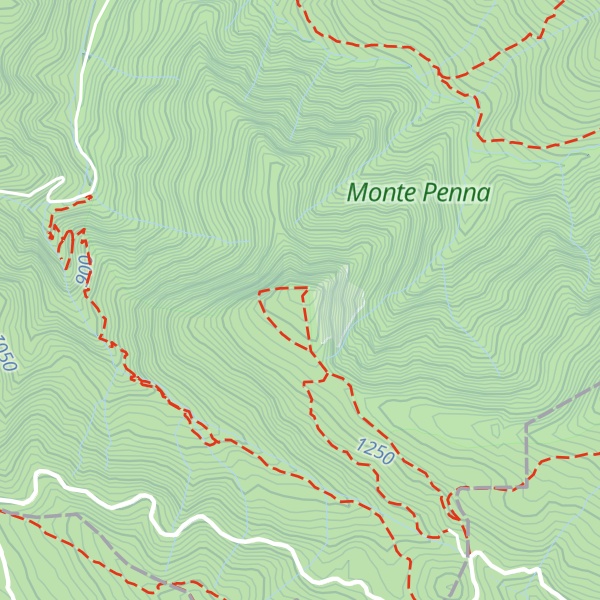 Map of Monte Penna