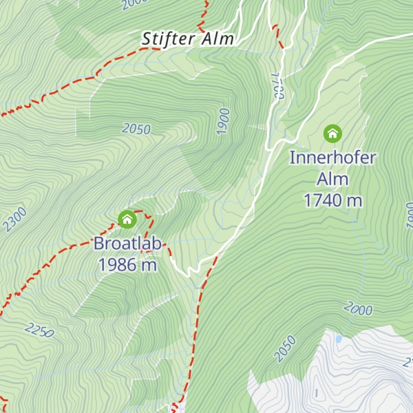 Map of Marxegger Alm