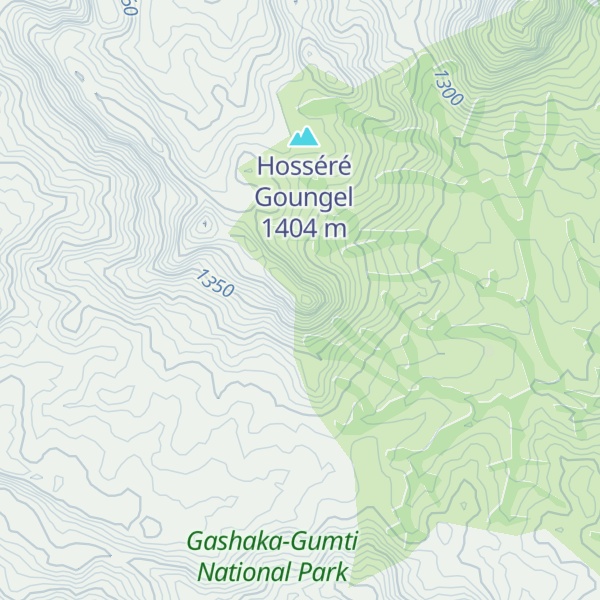 Map of Hoséré Goungel