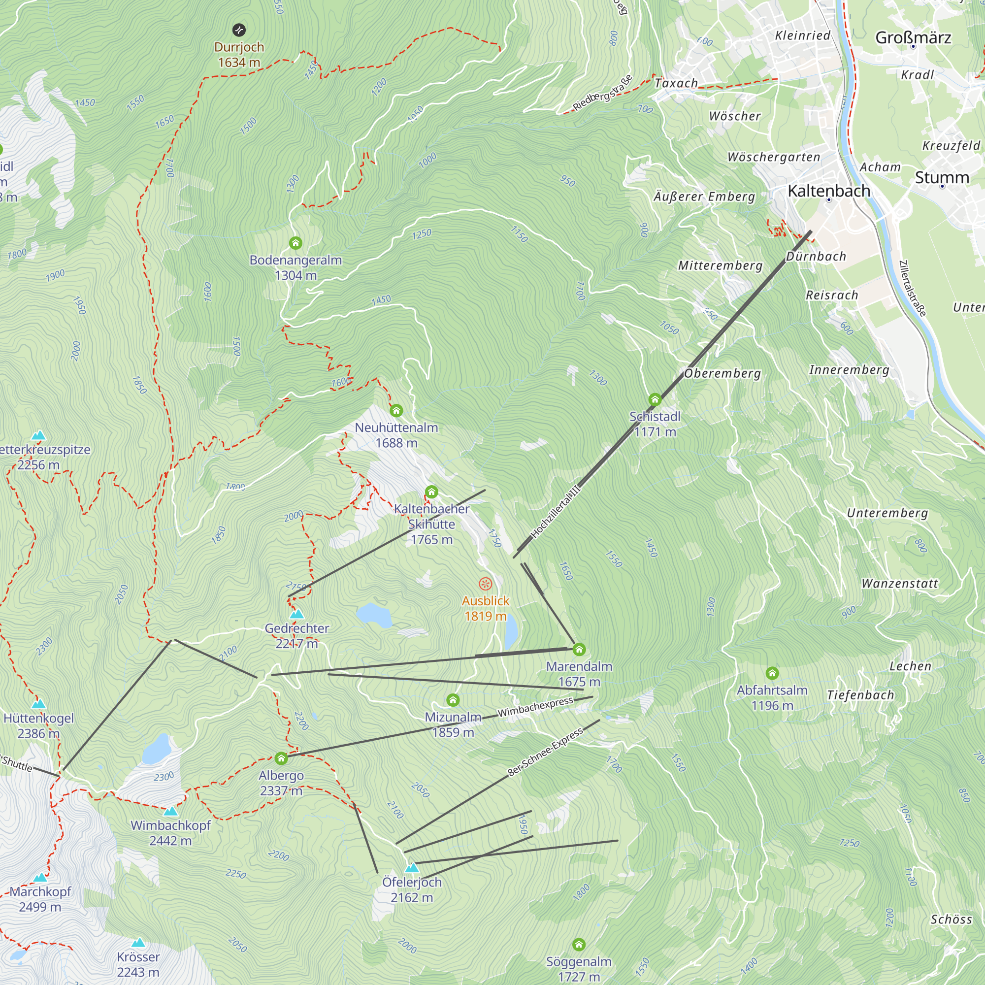 Boxenstopp map