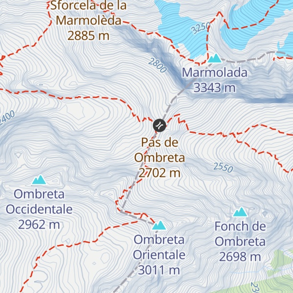Map of Bivacco Marco Dal Bianco