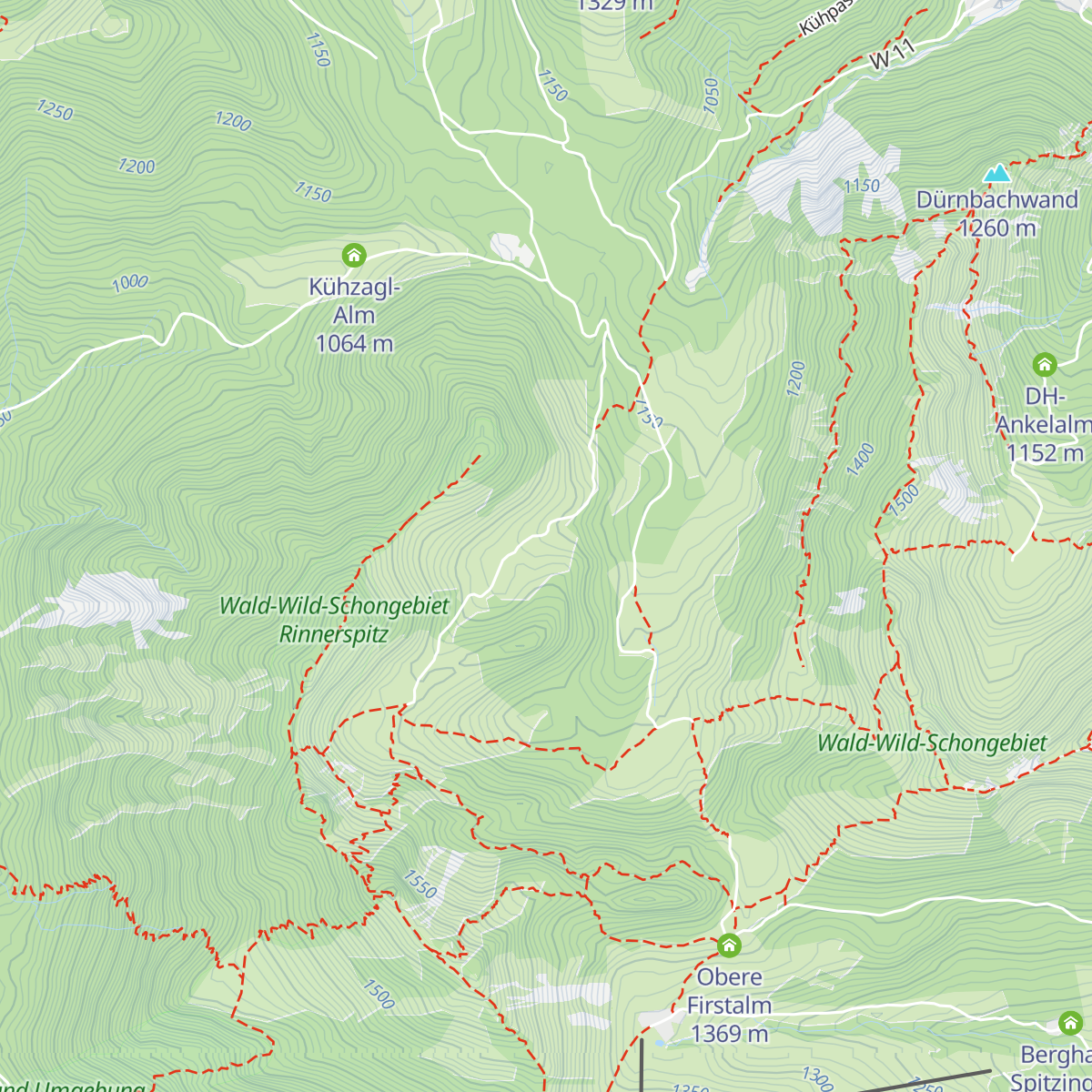 Raineralm map