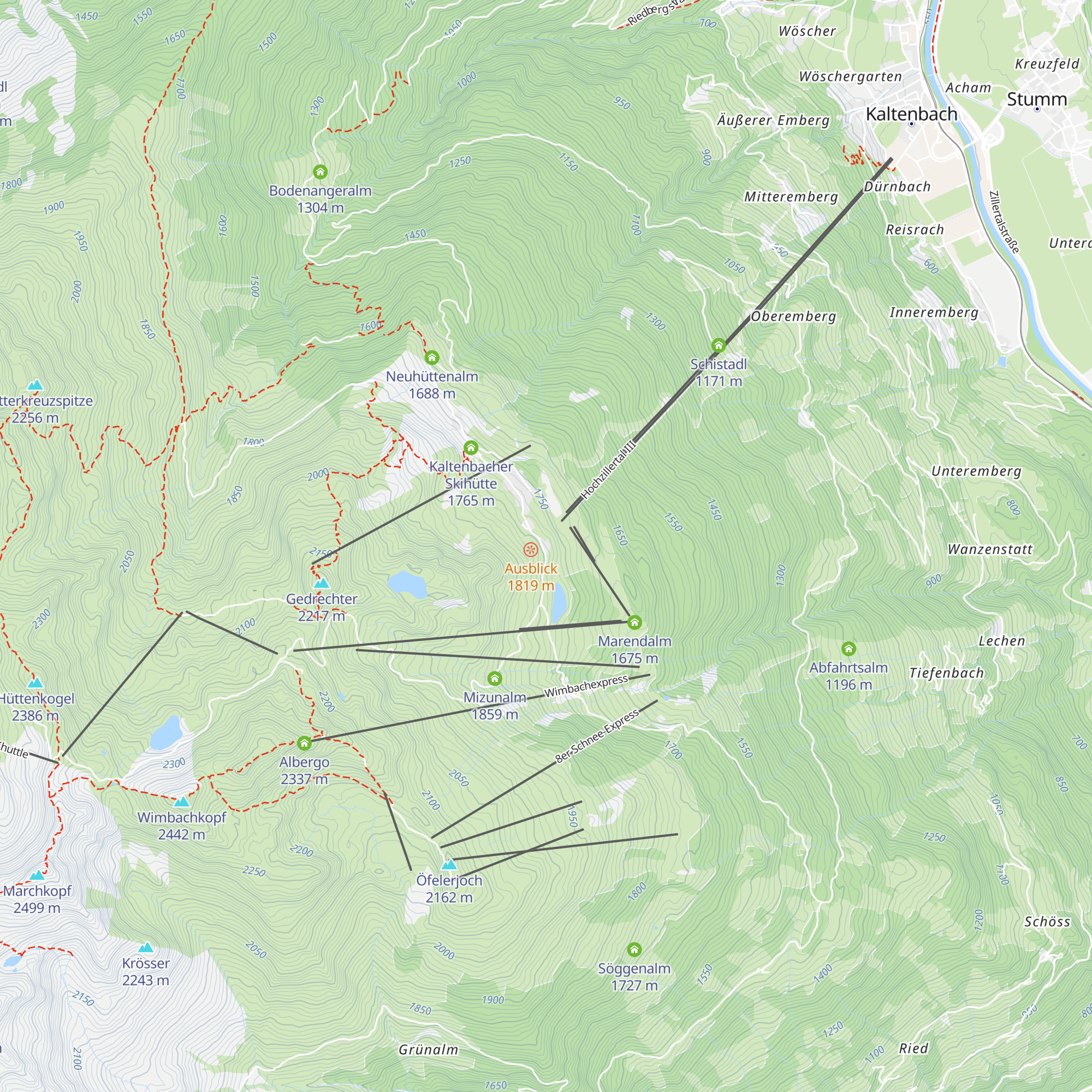 Berggasthof Platzlalm map