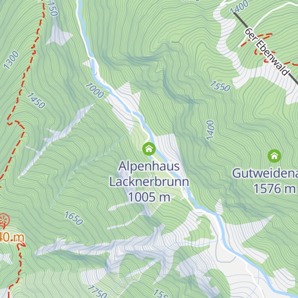 Map of Alpenhaus Lacknerbrunn