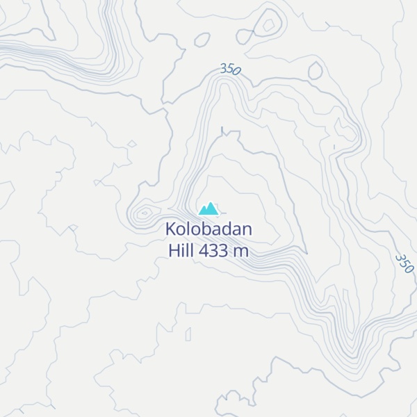 Map of Kolobadan Hill