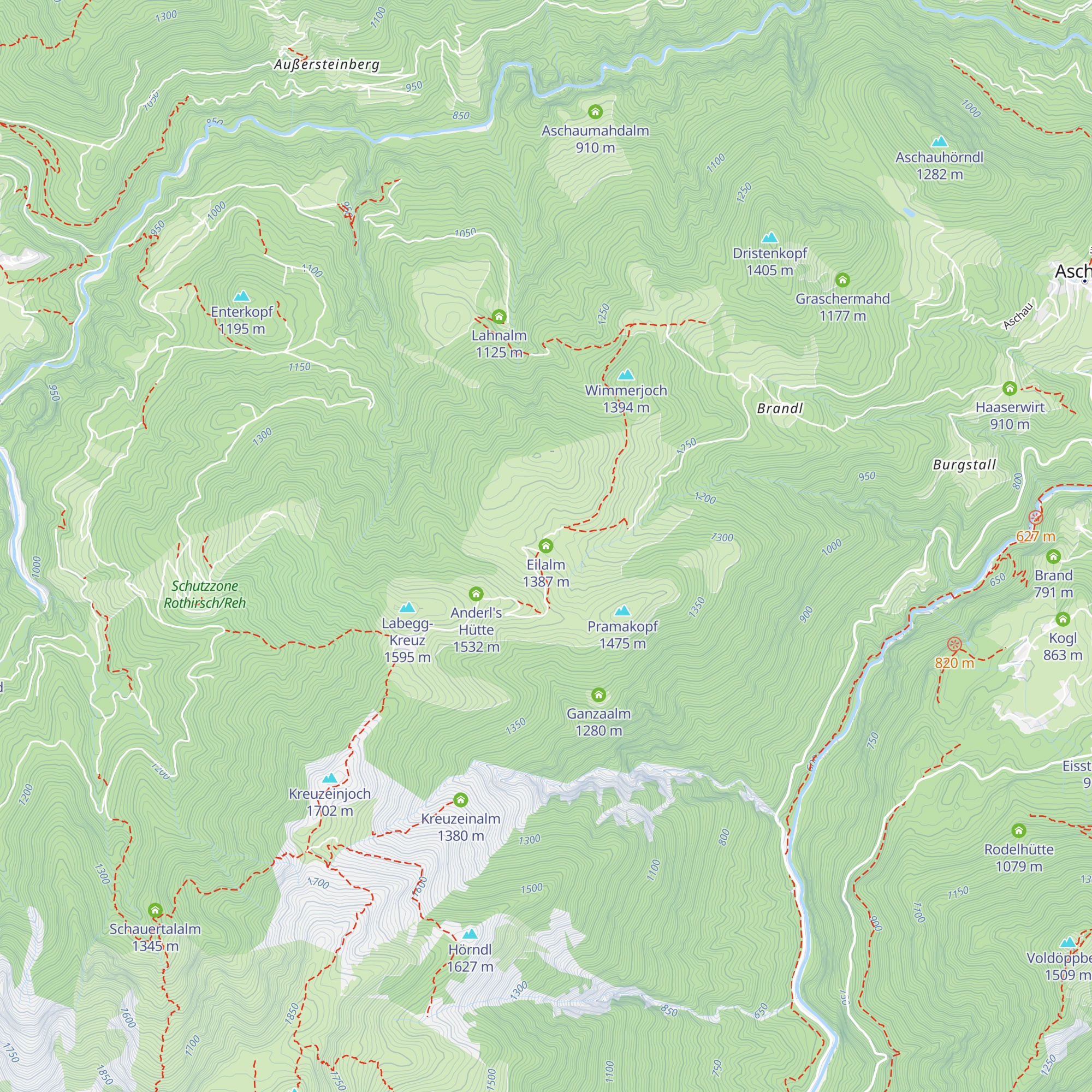 Eilalm map
