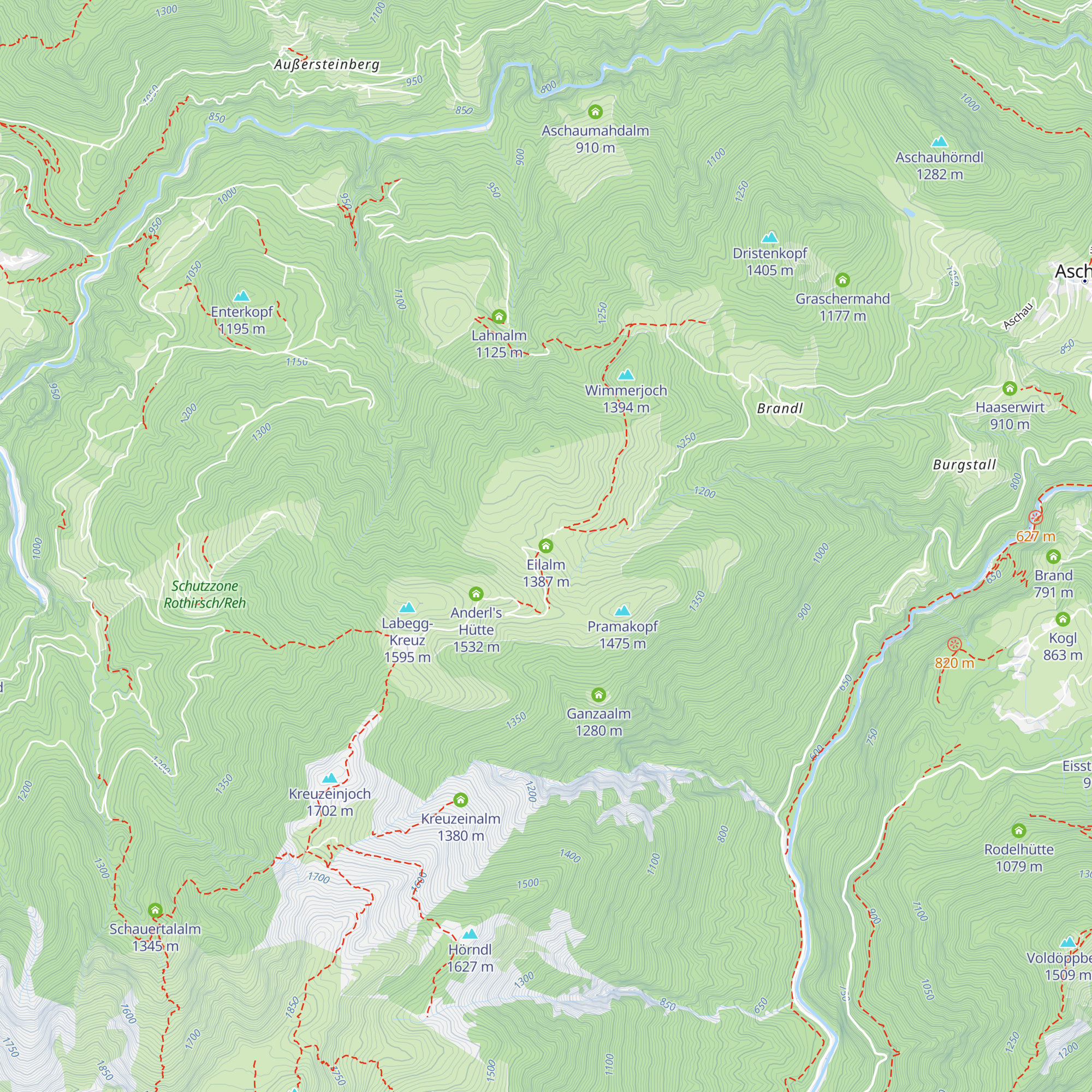 Eilalm map