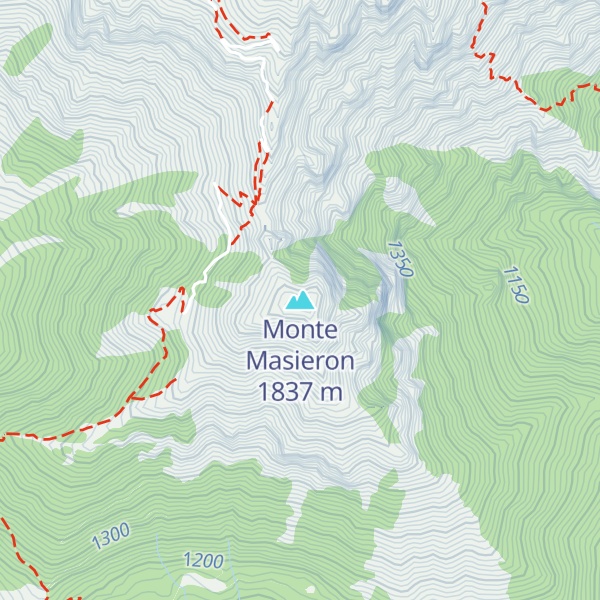 Map of Monte Masieron