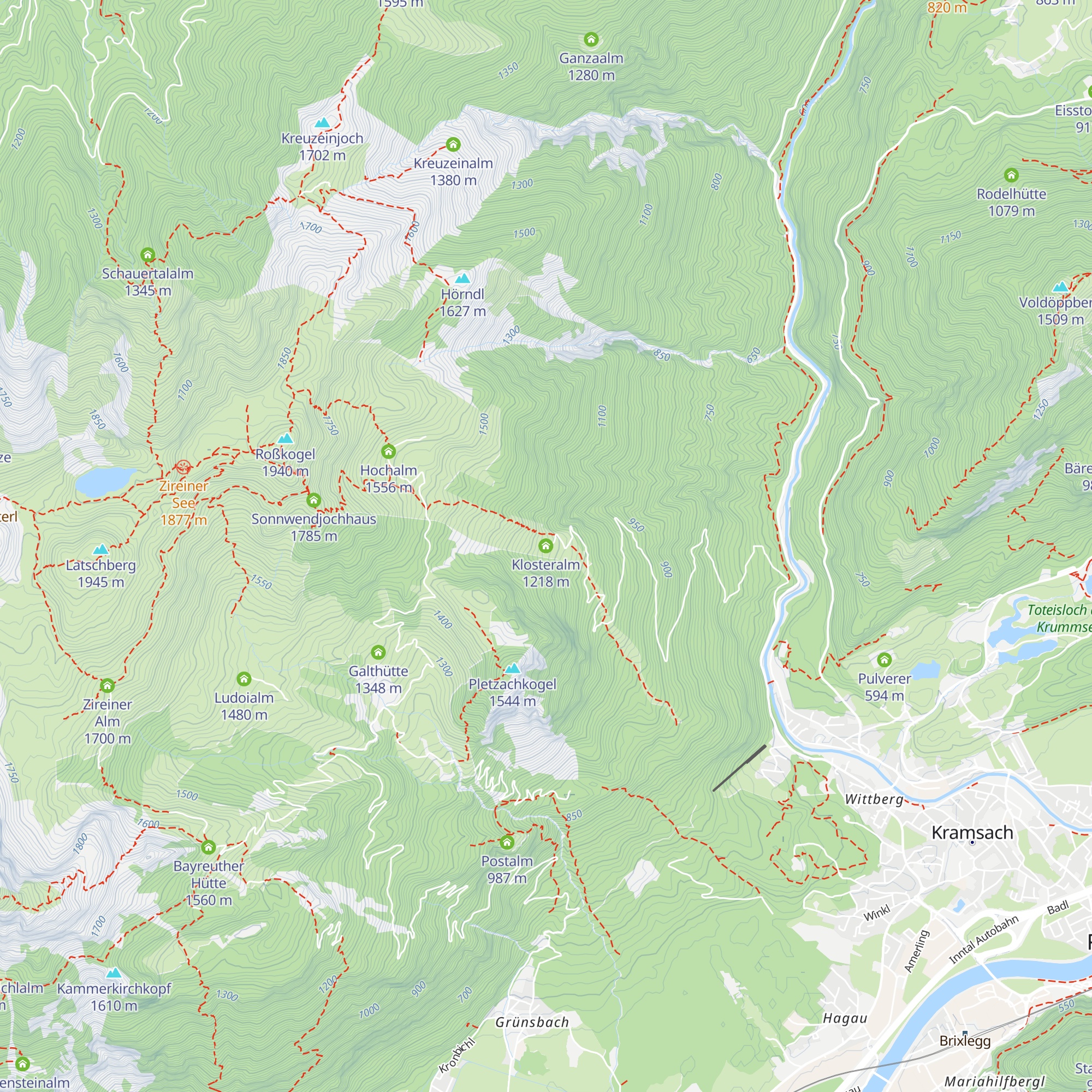Klosteralm map