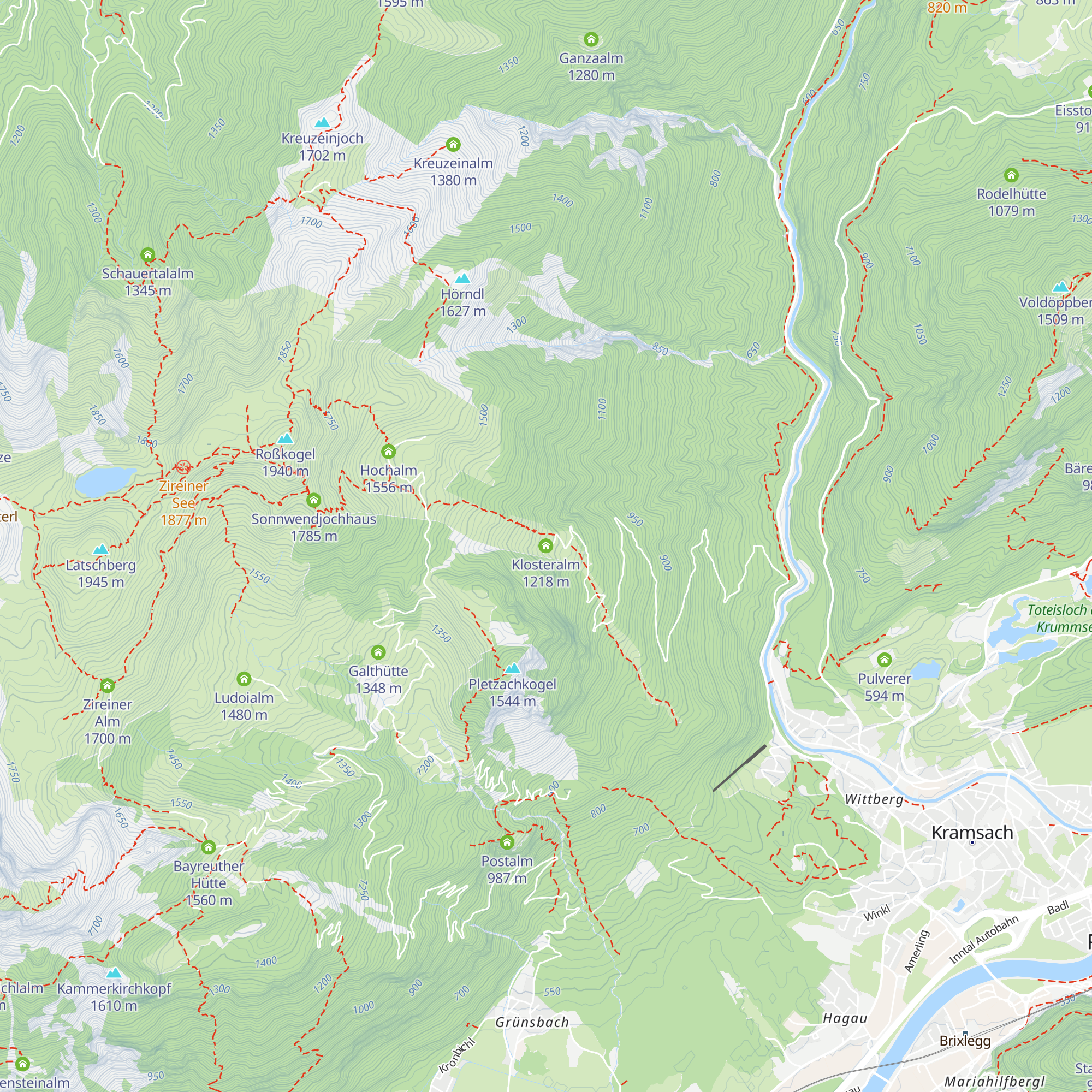 Klosteralm map