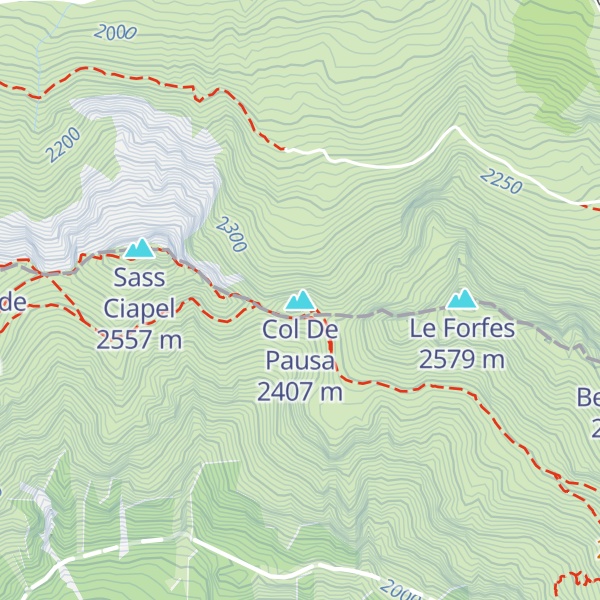 Map of Col De Pausa