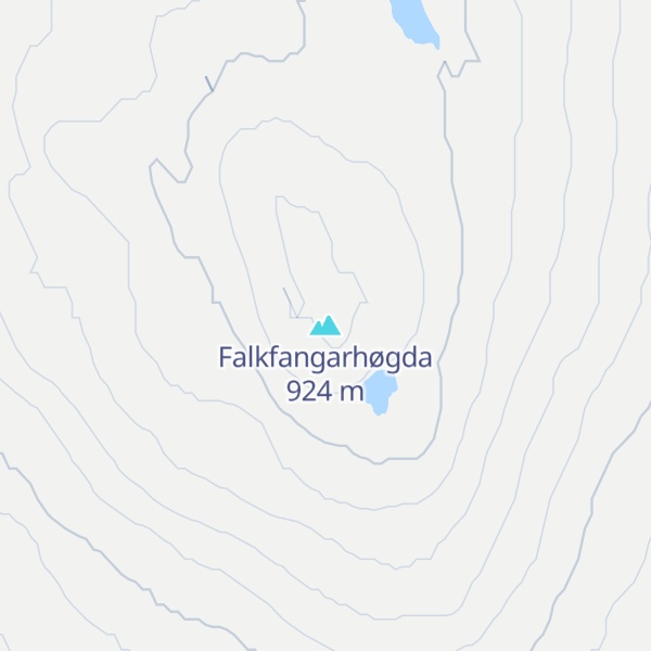 Map of Falkfangarhøgda