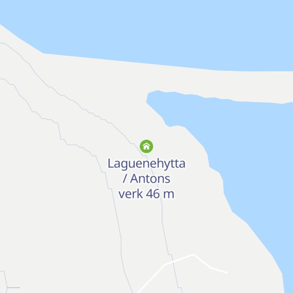 Map of Laguenehytta / Antons verk