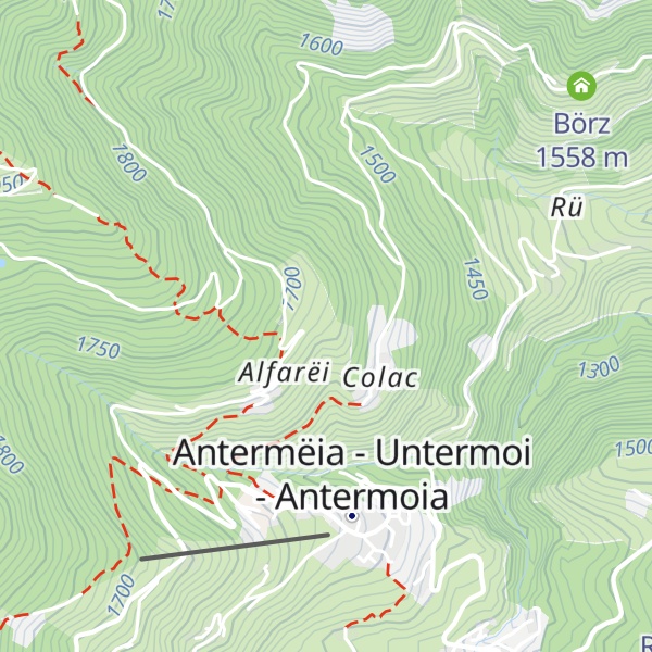 Map of Lüch d" Alfrei 2020