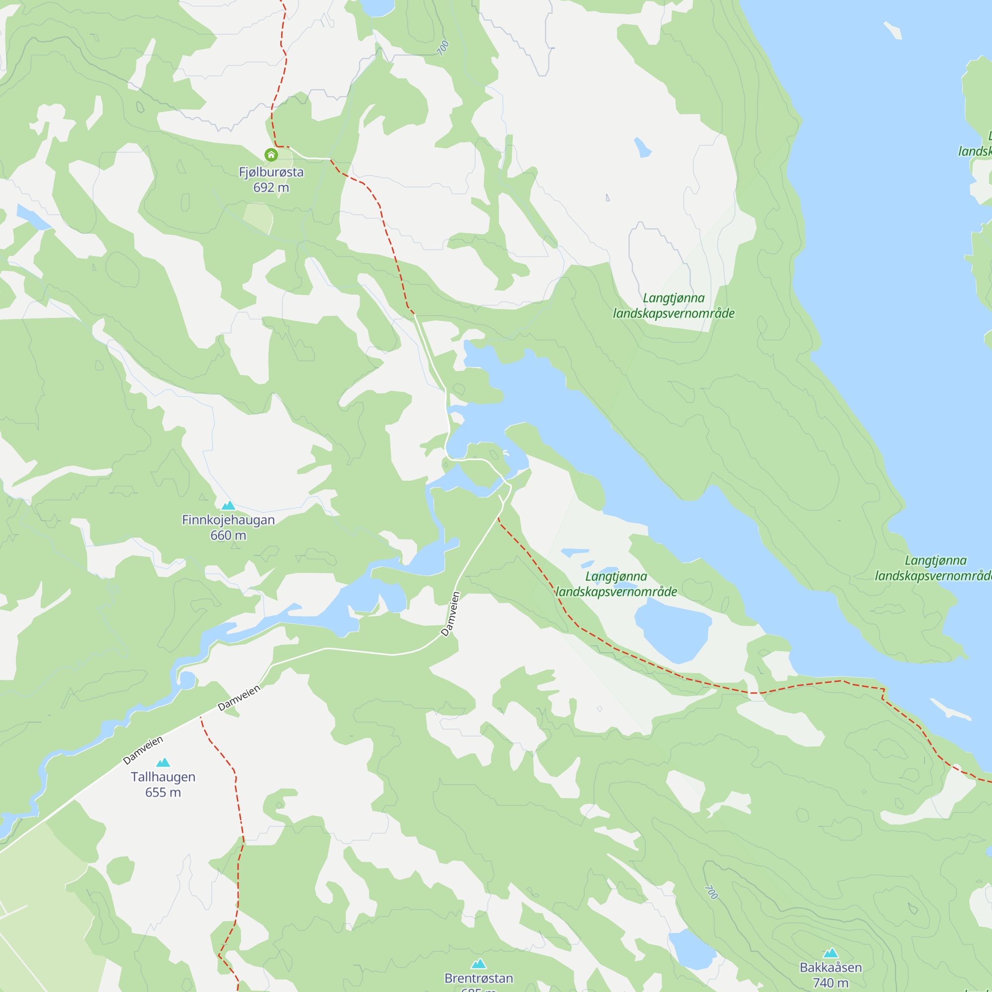 Feragsdambua map