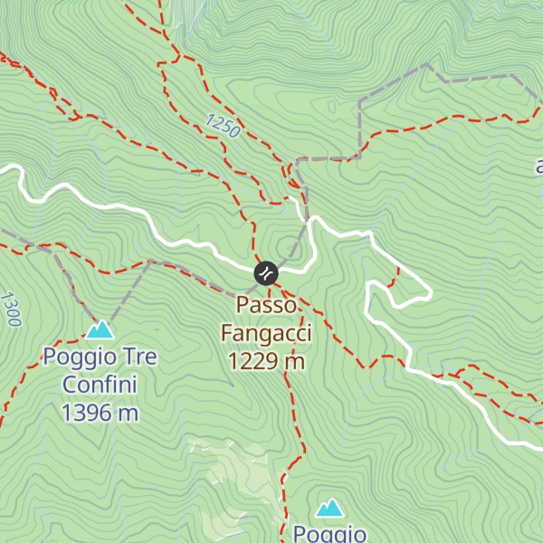 Map of Rifugio Fangacci "Onorio Mellini"
