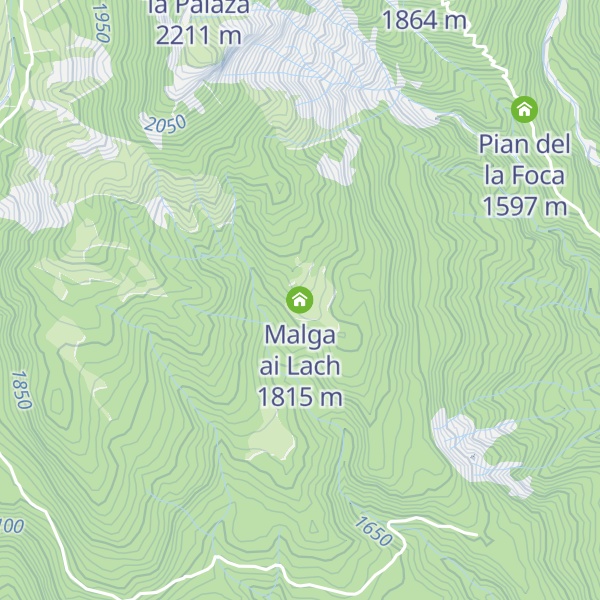 Map of Malga ai Lach