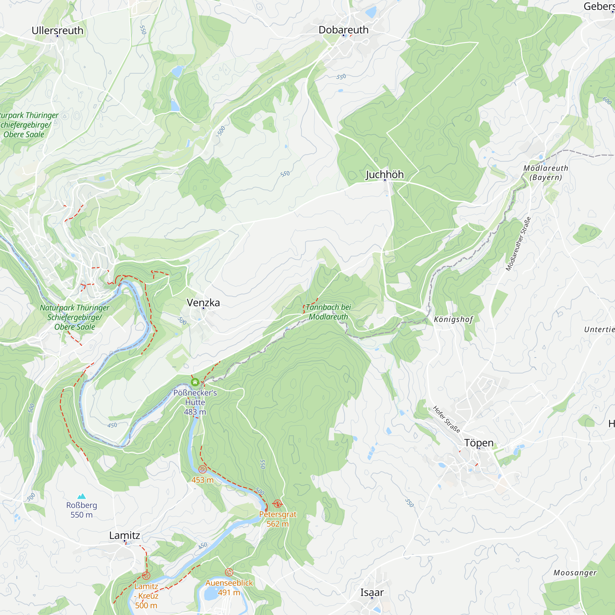Öhninger Hütte map