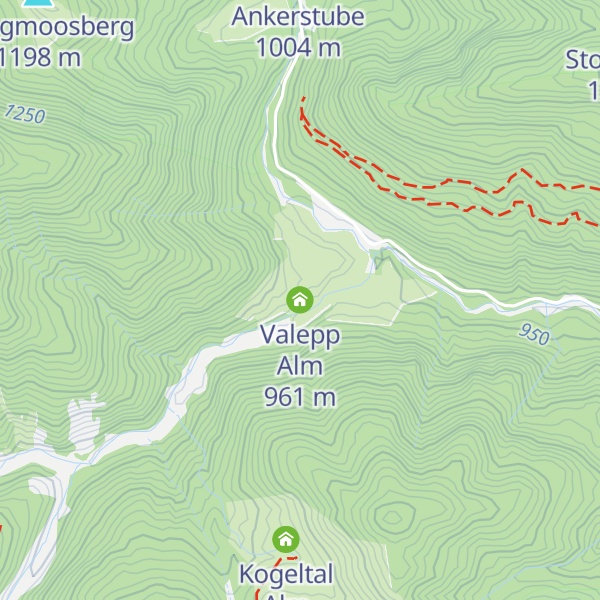 Map of Valepp Alm