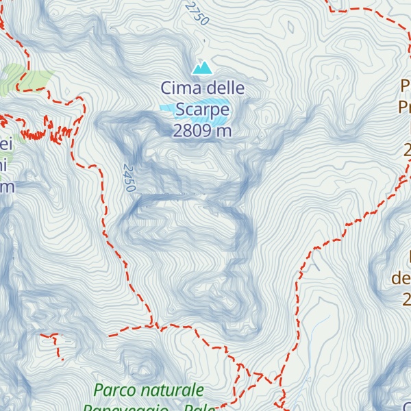 Map of Cima Immink