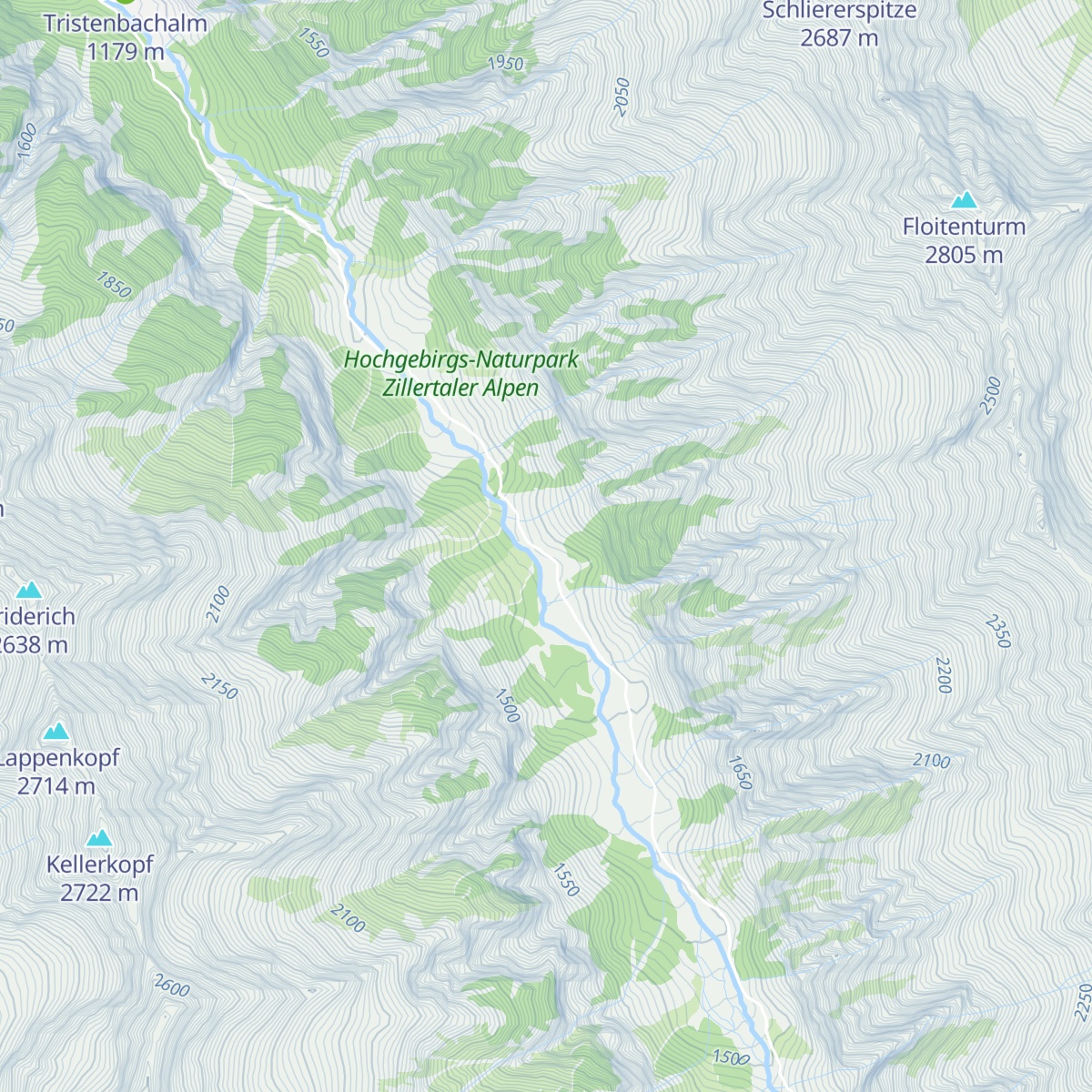 Steinbockhütte map