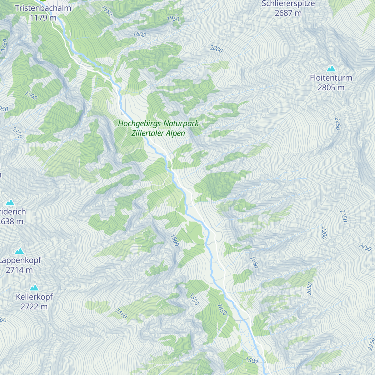 Steinbockhütte map