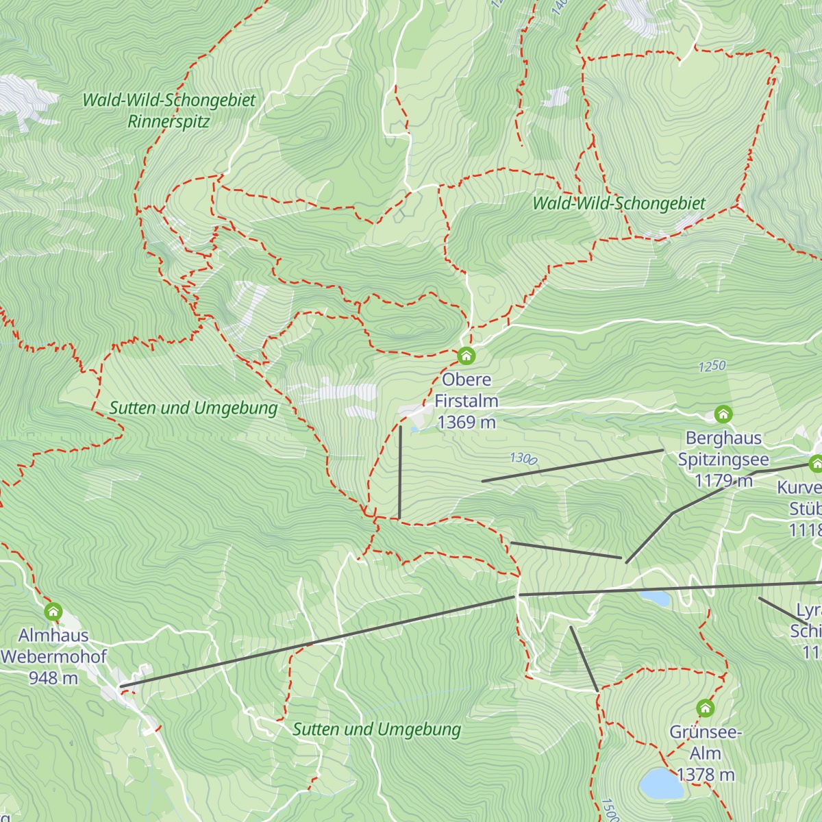 Untere Firstalm map
