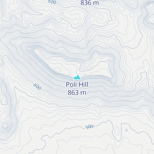 Map of Poli Hill