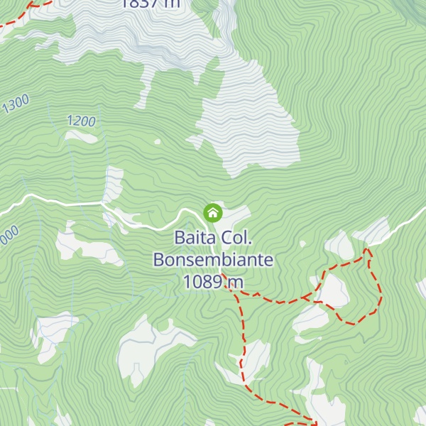 Map of Baita Col. Bonsembiante