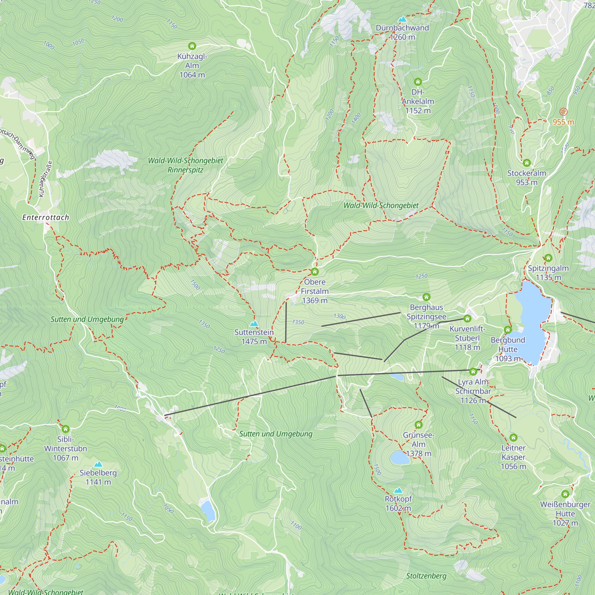 Untere Firstalm map