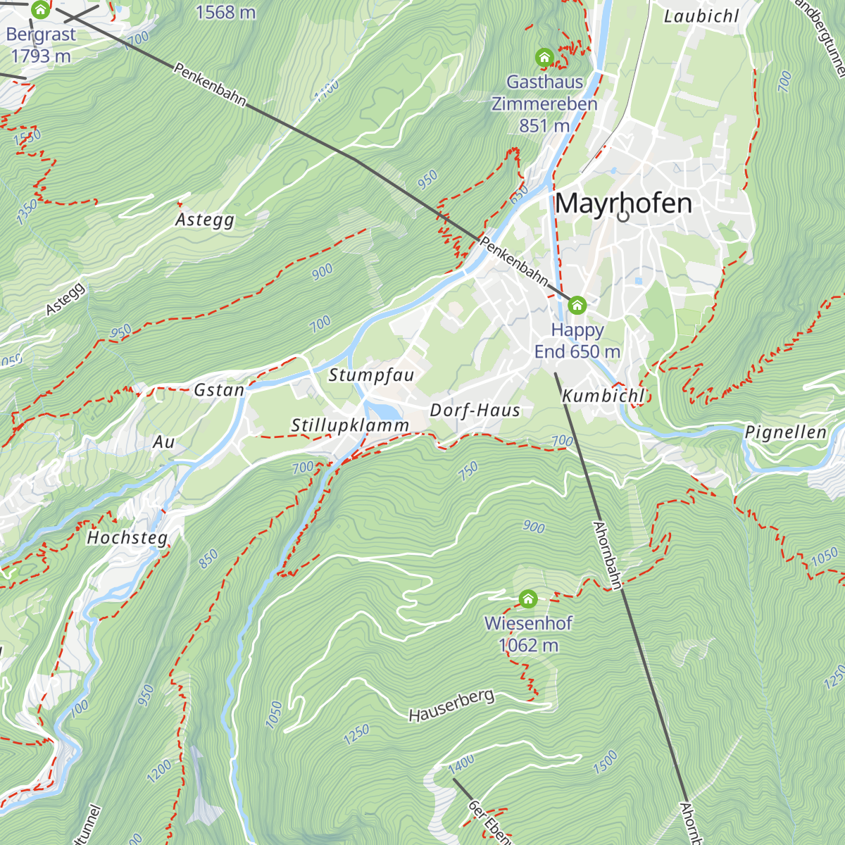VERBUND-Infozentrum map