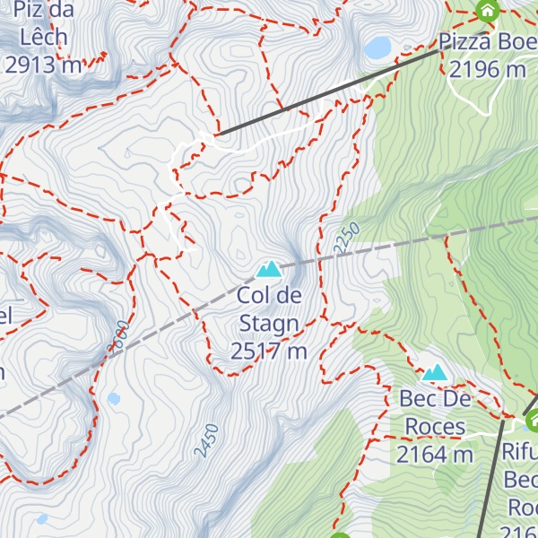Map of Col de Stagn